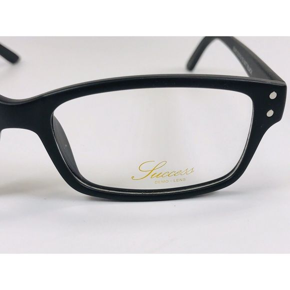 New Designer Inspired SUCCESS SS-80 Matte Black Eyeglasses 53mm with Case main image 7